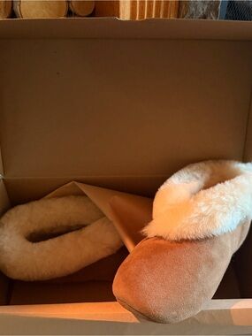 Overland Sophia Soft Sole Slipper — Chestnut